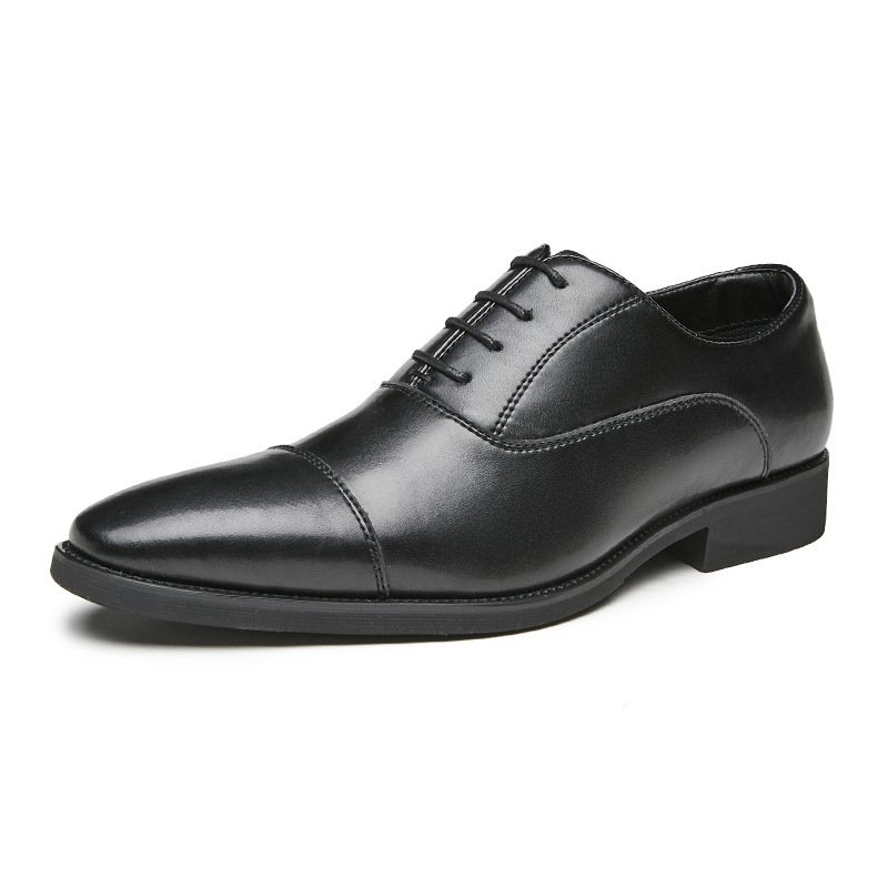 New Height Increasing Insole Business Formal Wear Soft Bottom Oxford Shoes - Image 4